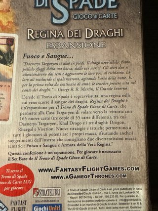 Il Trono di Spade LCG: Regina dei Draghi Espansion