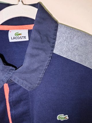 Polo Lacoste manga larga hombre Talla L
