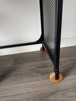 Escritorio Ikea Marrón y Negro