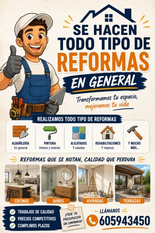 Todo tipo de reformas en general