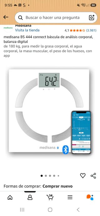 Báscula Medisana