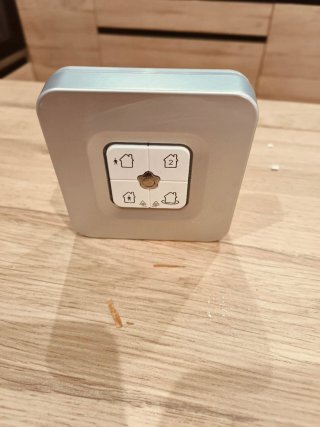 Cámara vigilancia con detector y centralita