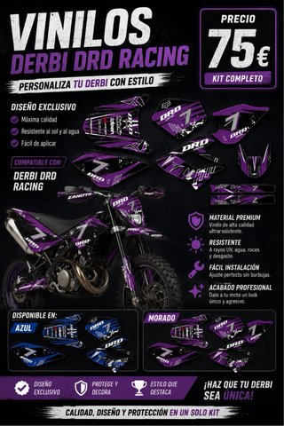 Vinilos Personalizados Derbi DRD Racing