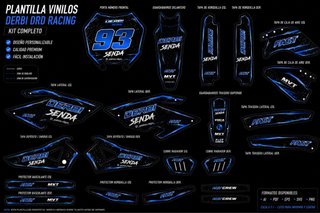 Vinilos Personalizados Derbi DRD Racing