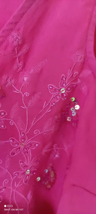 Vestido Verano Lino Rosa
