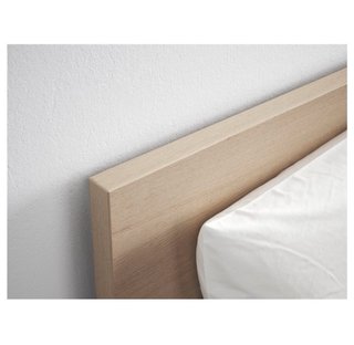 Cama Malm Ikea Madera Color Roble