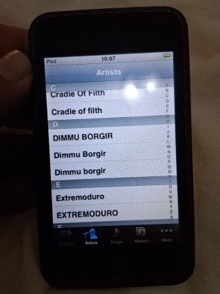 iPod Apple Negro