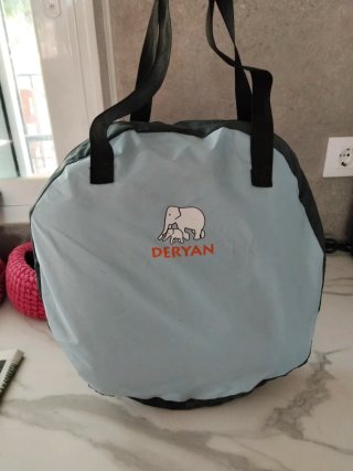 Cuna de viaje Deryan con colchón inflable.