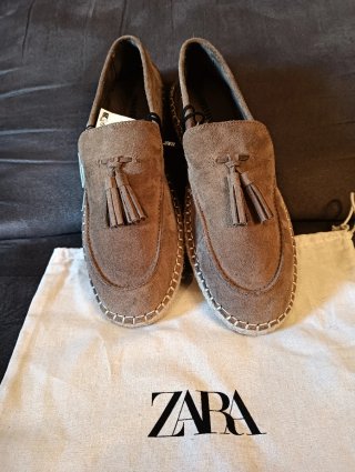 Náuticos Zara piel ante