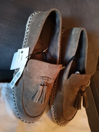 Náuticos Zara piel ante