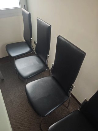 Pack 4 Sillas Comedor Negras