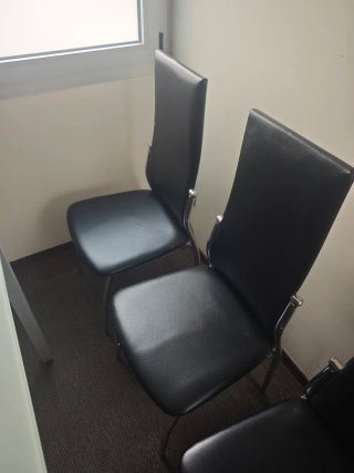Pack 4 Sillas Comedor Negras