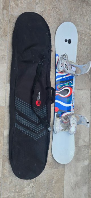 Tabla Snow Burton + fijaciones k2 +funda Ros