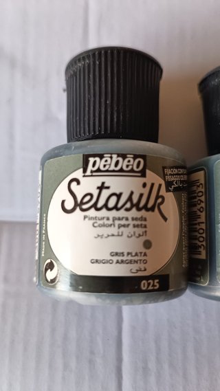Pintura Seda Pebeo Setasilk Gris Plata 025