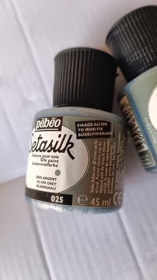 Pintura Seda Pebeo Setasilk Gris Plata 025