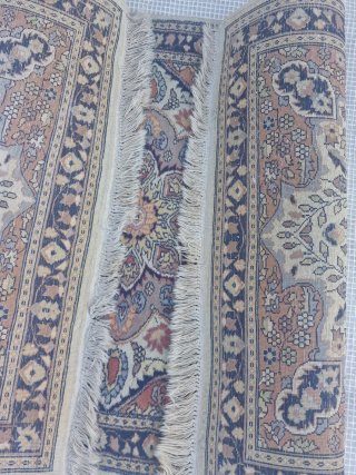 Tappeto persiano lana beige multicolore