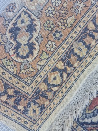 Tappeto persiano lana beige multicolore