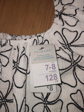 Vestido niña blanco flores Primark