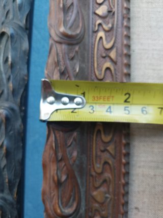 Cornici antiche in legno intarsiato