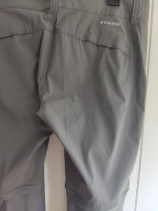 Pantaloni da escursionismo convertibili grigi