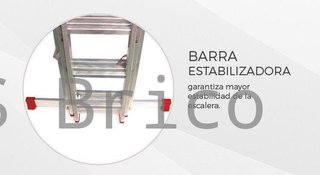 Escalera Aluminio 3x13 - 3,5+3,5+3,5 M - 66x25mm