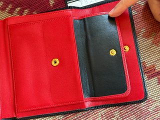 Cartera Montblanc Piel Negra/Roja
