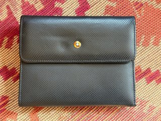 Cartera Montblanc Piel Negra/Roja