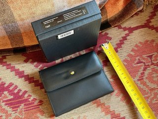 Cartera Montblanc Piel Negra/Roja