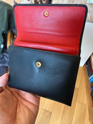 Cartera Montblanc Piel Negra/Roja