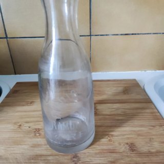 Jarra Botella Agua Vidrio