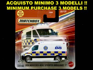 Matchbox 2024 Mercedes-Benz Sprinter Ambulance