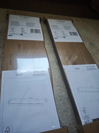 2 Mensole Galleggianti Rovere JYSK TERP