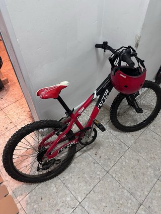 Bicicleta Monty Trial Roja