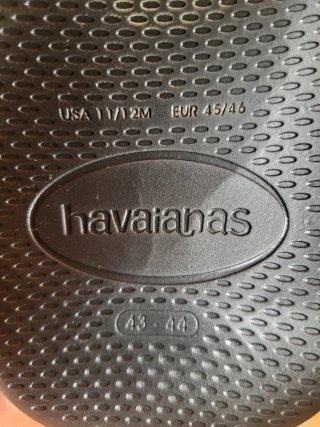 Chanclas Havaianas Negras Talla 43/44