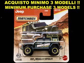 Matchbox Jeep Wrangler Superlift