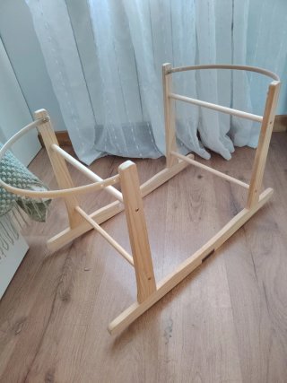 Moisés para bebé de mimbre