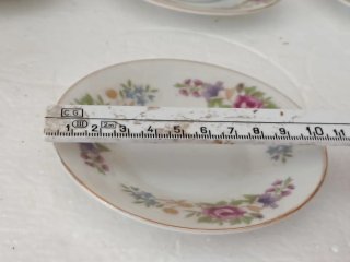 Servizio tazzine porcellana vintage floreale