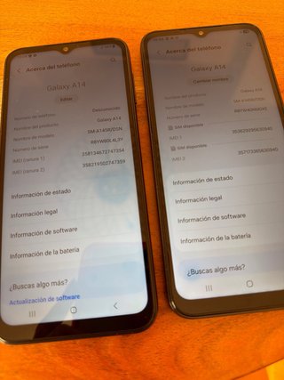2 Samsung Galaxy A14 Negro