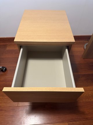 Escritorio IKEA MALM Extensible Roble