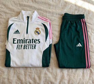 Chándal de fútbol R.M verde y blanco 26/27