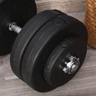 Set de Mancuernas de Gimnasio 50Kg (8X5Kg, 4X1.5Kg), Pesas de Gimnasio con 12 Discos de 1.5Kg, 5Kg, Φ25Mm, para Entrenamiento en Casa