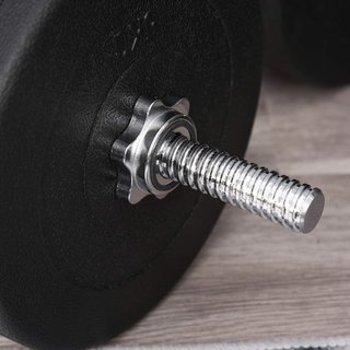 Set de Mancuernas de Gimnasio 50Kg (8X5Kg, 4X1.5Kg), Pesas de Gimnasio con 12 Discos de 1.5Kg, 5Kg, Φ25Mm, para Entrenamiento en Casa