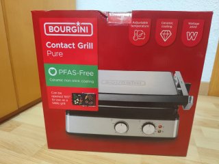 Bourdini Contact Grill Pure - Parrilla Eléctrica