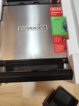 Bourdini Contact Grill Pure - Parrilla Eléctrica