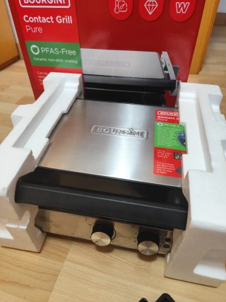 Bourdini Contact Grill Pure - Parrilla Eléctrica