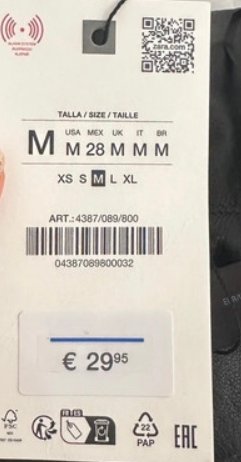Top Zara efecto piel negro Talla M