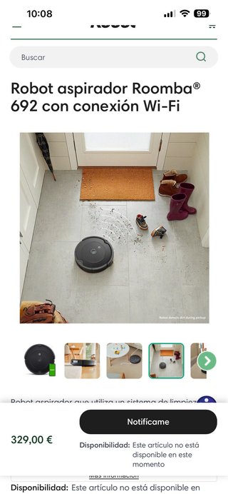Robot Aspirador Roomba 692 Wi-Fi
