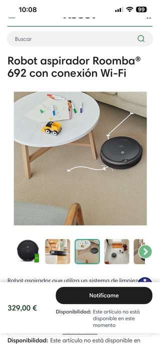 Robot Aspirador Roomba 692 Wi-Fi