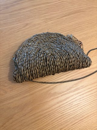 Bolso bandolera MSK rafia boho