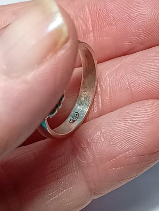 Anillo Plata Ley cuarzo rosa